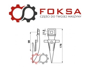 Bagnet pojedynczy Claas Senator Mercator 522182