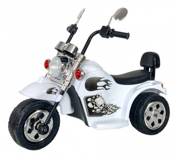 Мотоцикл Hot Chopper Белый