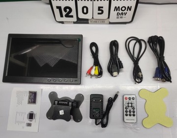 ЖК-МОНИТОР HDMI BNC AV VGA 12 В ДЛЯ КАМЕРЫ ЗАДНЕГО НАПРАВЛЕНИЯ