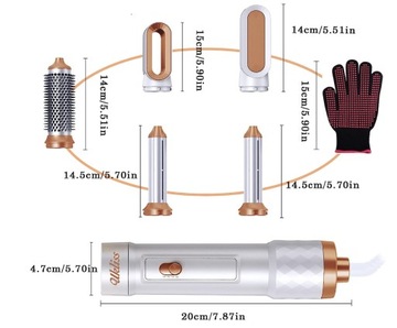 Фен и плойка 6 в 1 UKLISS WT-622 (532)