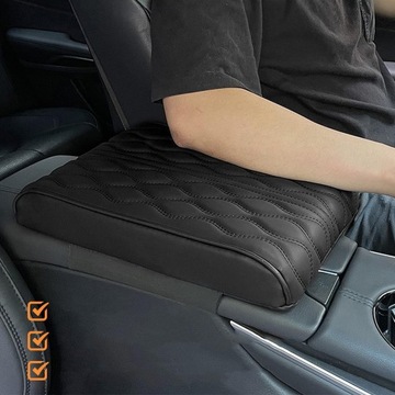 ЧЕРНЫЙ АВТОМОБИЛЬНЫЙ ПОДЛОКОТНИК, КРЫШКА ЦЕНТРАЛЬНОЙ КОНСОЛИ