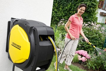 АВТОМАТИЧЕСКАЯ КАТУШКА ДЛЯ САДОВОГО ШЛАНГА Karcher CR 7.220 + ШЛАНГ 20 м + опрыскиватель