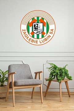 Zagłębie Lubin herb na ścianę do domu prezent na święta dla chłopaka męża