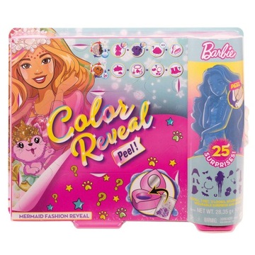 LALKA Barbie Color Reveal Fantazja Syrenka +GRATIS