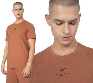 4F МУЖСКАЯ СПОРТИВНАЯ ФУТБОЛКА, ХЛОПОК