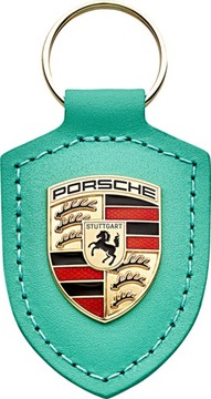 BRELOK Z GODŁEM PORSCHE, 75Y - ZIELONY