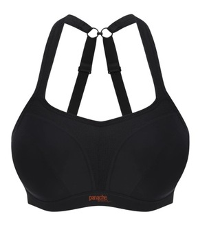 Panache Sport biustonosz sportowy - czarny 36B