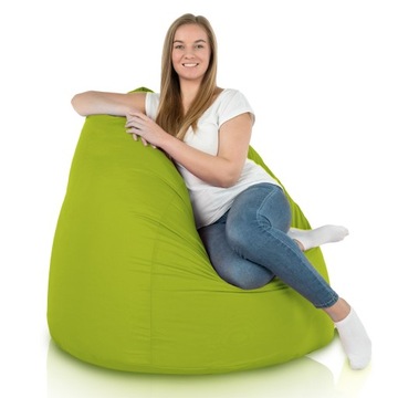 Limonkowy Worek Fotel XXL Outdoor Na Balkon XXL