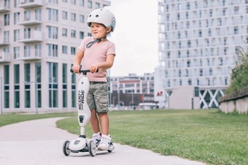 Детский самокат 2-в-1, Scoot and Ride, трехколесный + шлем XXS-S