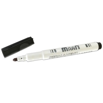 Перманентный маркер, черный маркер.