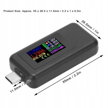 Измеритель тока USB C Тестер мощности USB C