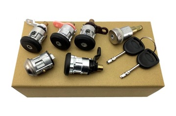 ZAMKI KOMPLET FORD TRANSIT 1995 - 2000 WKŁADKI