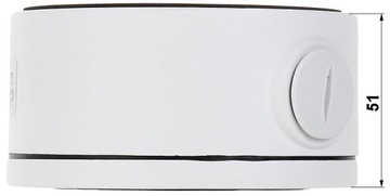 Белый небольшой монтажный кронштейн для камеры подходит для ZINTRONIC, DAHUA, HIKVISION.