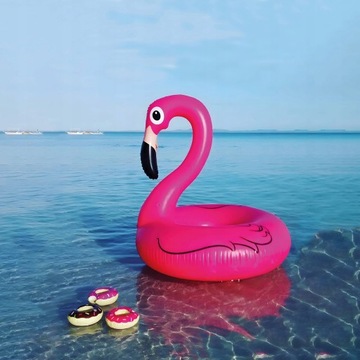 НАДУВНОЕ КОЛЕСО ДЛЯ ПЛАВАНИЯ В ВОДЕ НАДУВНОЙ МАТРАС FLAMING БОЛЬШОЕ КОЛЕСО XXL 90 СМ