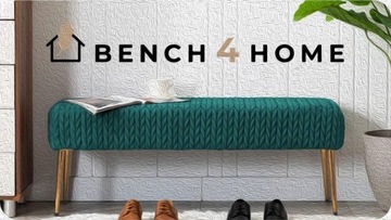 Bench4home Стеганая скамья Пуф с обивкой 45 см