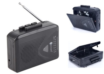 ODTWARZACZ KASETOWY WALKMAN RADIO FM AM W STYLU