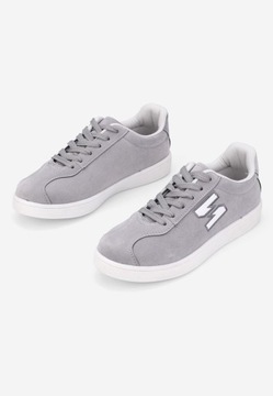SZARE OBUWIE SPORTOWE 40 ZAMSZOWE TRAMPKI SNEAKERS