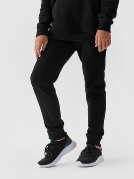 SPODNIE DZIEWCZĘCE 4F DRESOWE SPORTOWE DRESY 140