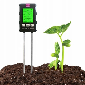 Testeris dirvožemio 6prieš1 ph drėgmė rūgštingumas šviesa temperatūra pagrindas