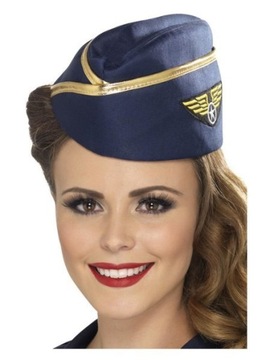 CZAPKA STEWARDESSY STEWARDESSA PILOT PILOTA