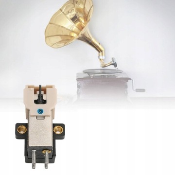 ГРАММОФОННЫЙ КАРТРИДЖ НОВЫЕ ИГОЛЬЧАТЫЕ КОНИЧЕСКИЕ ГОЛОВКИ С ПОЛУСВЕРЛЕННЫМИ ГРАФОНАМИ