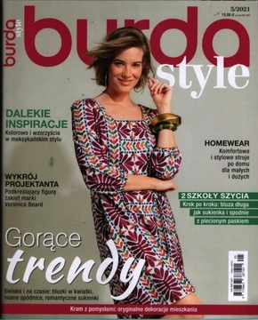 5/2021 BURDA style + wykroje