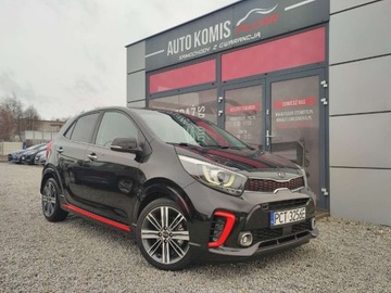 Kia Picanto III Hatchback 5d 1.0 MPI 67KM 2017 Kia Picanto GT-LINE GWARANCJA Kamera LED Navi Udok. przebieg Mozliwa zamia