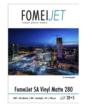 Papier Fomei SA VINYL MATTE 280 A4 (21 x29.7 / 20+5)