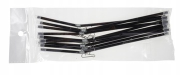 Трубка против спутывания, изогнутая, 25 см, шлифованная, 10 шт.