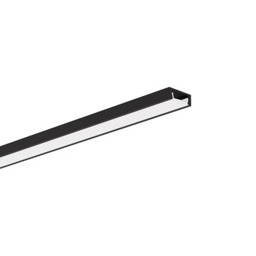 Profil LED aluminiowy KLUŚ MICRO-PLUS anodowany czarny 2m