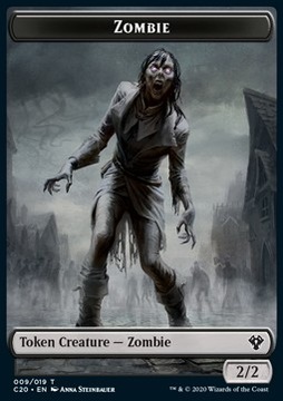 Zombie // Human Soldier Token (Commander: Ikoria)