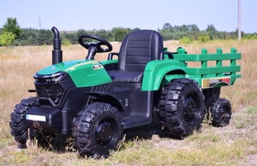 ЭЛЕКТРОТРАКТОР 24В 2 ДВИГАТЕЛЯ 200ВТ ДИСТАНЦИОННЫЙ ПРИЦЕП