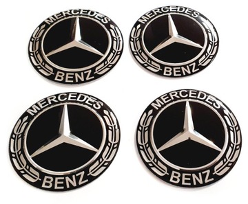 MERCEDES NAKLEJKI EMBLEMAT ZNACZKI LOGO 56mm 4szt.