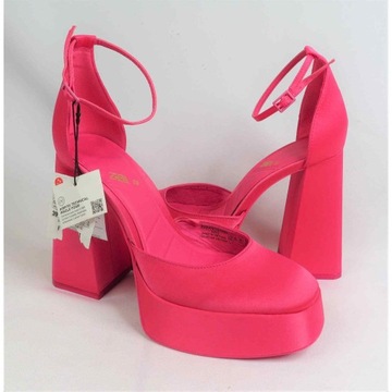 BUTY NA OBCASIE PLATFORMA ZARA 37 FUKSJA NOWE