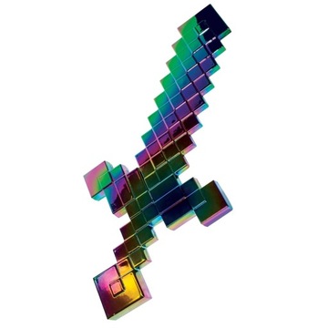 MINECRAFT НЕТЕРИТОВЫЙ МЕЧ 51 СМ АКСЕССУАР ДЛЯ КАРНАВАЛЬНОГО КОСТЮМНОГО БАЛА