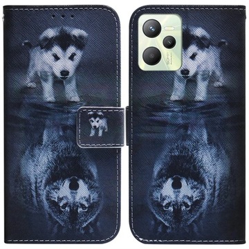 ETUI POKROWIEC SK0RZANE MAGNES DO Realme C35