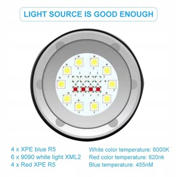 DIVELIGHT 12000LM LED IPX8