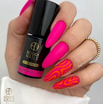 Лак Boska Nails Гибридный 6мл Funny Gum 347