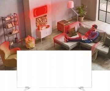 PANEL GRZEWCZY NA PODCZERWIEŃ 360W WiFi PILOT DOTYK GRZEJNIK PROMIENNIK