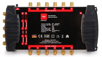 MULTISWITCH 9/12 OPTICUM 12 WYJŚĆ DVB-T2 SAT 9x12