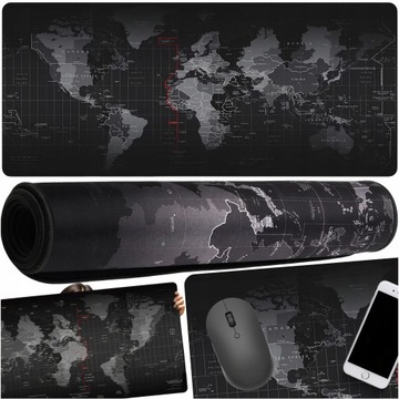 PODKŁADKA POD MYSZ dla graczy gamingowa DUŻA 80x30 NA BIURKO DUŻA MAPA XXL