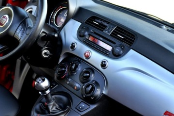 Fiat 500 II CC Seria 1 0.9 TwinAir 85KM 2015 Fiat 500 900 85KM TwinAir Cabrio Klima Pdc, zdjęcie 15