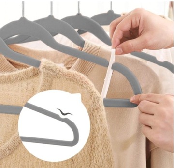 ВЕЛЮРОВЫЕ ВЕШАЛКИ ДЛЯ ОДЕЖДЫ 40 ШТ. ОДЕЖДА ДЛЯ ГАРДЕРОБА ВЕЛЮРОВАЯ ВЕШАЛКА ДЛЯ ОДЕЖДЫ
