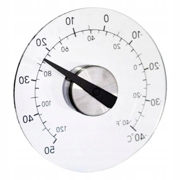 Zewnętrzny termometr okienny na okrągłym