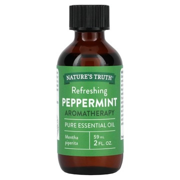 Nature's Truth, Pure Essential Oil, Refreshing Peppermint, 2 fl oz (59 ml)