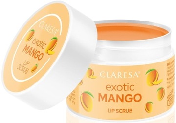 Claresa Owocowy peeling do ust 02 exotic Mango Masło Shea Nawilżenie