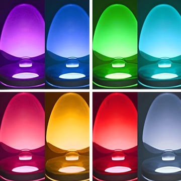 СВЕТОДИОДНАЯ ЛАМПА ДЛЯ ТУАЛЕТА, ДАТЧИК ДВИЖЕНИЯ И СВЕТА