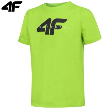 ФУТБОЛКА ДЛЯ МАЛЬЧИКОВ 4F ДЕТСКАЯ ФУТБОЛКА M1113 ХЛОПОК BASIC SPORTS 134