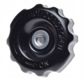 KOREK CHŁODNICY CZARNY