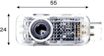Проекторы логотипа Mercedes Benz Emblema Led Door Class E W211 CLS W219 C219